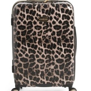 Babe cary on suit case